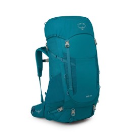 Osprey Ace 65L Kids' Backpacking Backpack, Blue Spikemoss/Deep Peyto