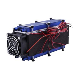 Thermoelectric Peltier Cooler, DC 12V 576W 8 Chip TEC1-12706 DIY Thermoelectric Cooler Refrigeration Cooling Fan System Heatsink Kit, Low Noise Air Cooling Device for Pet Bed, Test Bench, etc