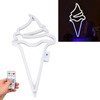 LED Neon Light Ice Cream Waterproof Battery USB Powered Hangable