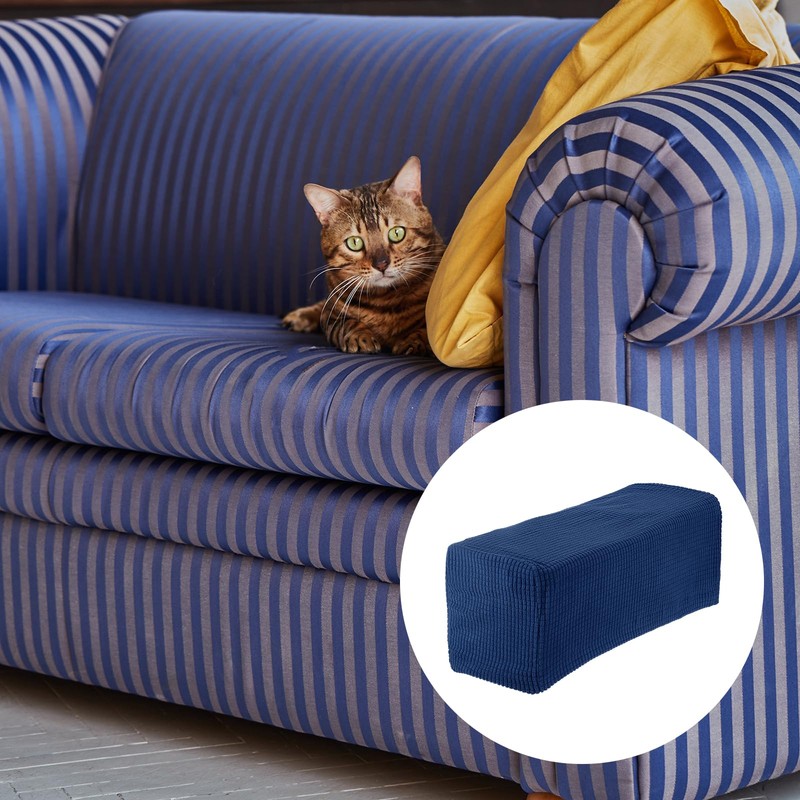 sourcing map 2pcs Stretch Armrest Covers for Chairs/Sofas, Couch Arm