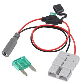 BMMOREN 50A Anderson Plug to DC Female Plug Power Cord for Mini, Mini Anderson Adapter Power Cable for Cars, Camping, RVs