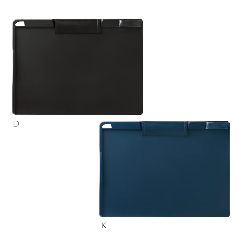 Sonic CB-5254-K Clipboard, A4 Horizontal Type, Antibacterial Type, Navy