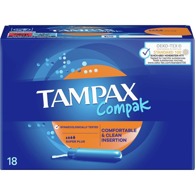 Tampons Multipack Tampax Compak Super Plus | with Applicator |