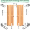 Bifold Door Hardware Repair Kit - 2 Pack Bi-fold Sliding