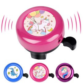 LWMTT Bicycle Bell Children's Bicycle Bell Unicorn Bicycle Bell Children Girls Mini Bell Bicycle Children for Bicycle Scooter Tricycle Balance Bike as a Gift for Birthdays Christmas Children's Day