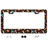 Funny Cute Mushroom License Plate Frame Stainless Steel Metal Auto