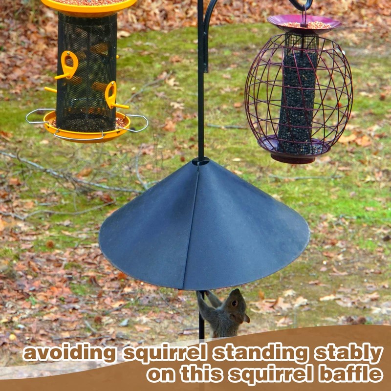 Qualirey Squirrel Baffle for Bird Feeder Bird House Guard Stopper