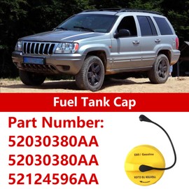 Gas Cap Fuel Tank Cap for Dodge Grand Caravan 2008-2019 Fuel Tank Filler Cap Replace for Chrysler Town & Country 2008-2016 Part Number 52030380AA 52030380AA 1Pcs Yellow