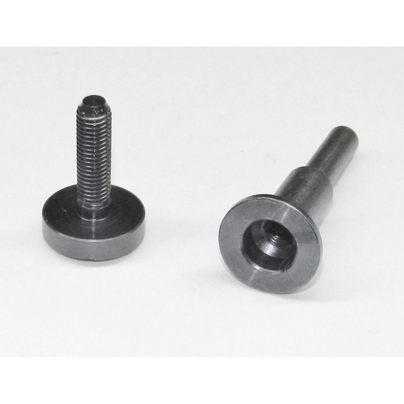 Wheel Adapter 1/4” Shank Screw Lock Bell Head Mandrel 3/8"-1/2"