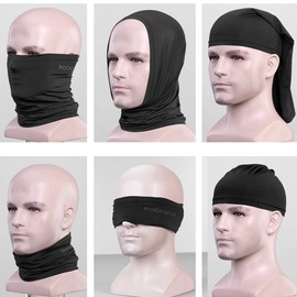 Face Protection Multifunctional Bandana Headwear Sun Protection Neck Cover Warmer Balaclava Scarf Face Cover Neck Tube Sports Running Cycling Headband Snood Hat