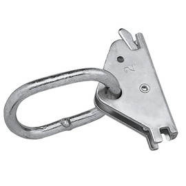 pa-man E-Clip with Oval Ring, Long Type Lashing Rail, Hardware, Hook, Truck, Tightener, Belt