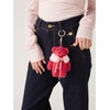 Lily Bear LWGG245332 Women's Plush Key Charm, Pink