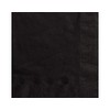 Unique 3202 Solid Luncheon Napkins | Midnight Black Color Theme