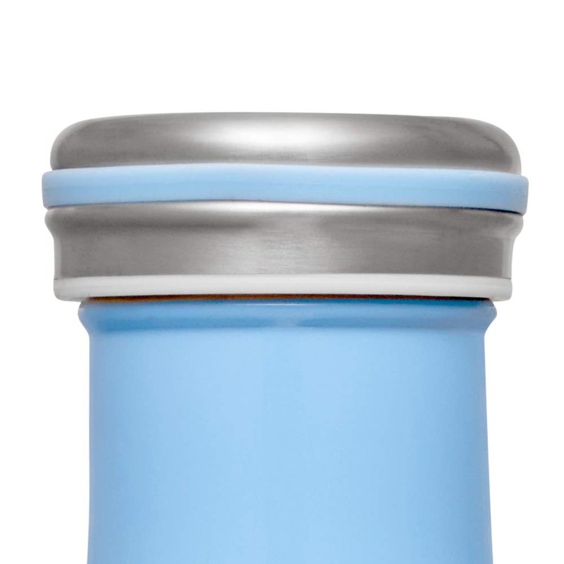 Lurch 00240960 Isolierflasche, Edelstahl, Pearl Blue