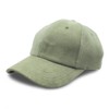 Faux Suede Cap (Olive)