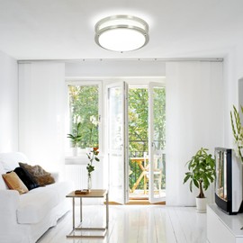 Depuley Ceiling Light LED Ceiling Light Round 24 W, 3000 K - 6000 K, 1920 lm, Modern LED Lamp Living Room Bathroom Bathroom Lamp Kitchen Lamp for Bathroom Hallway Bedroom Living Room Balcony Cellar -