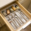BINO 5-Slot Silverware Organizer - Frosted, Small - Utensil Drawer