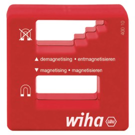 Wiha Magnetisierer/ Entmagnetisierer I Schraubendreher mit verschiedenen Größen magnetisieren/entmagnetisieren I einfach, schnell, kompakt (02568)