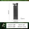 Kenshi Japanese Pipe Lighter - Refillable, Angled & Adjustable Soft-Flame,