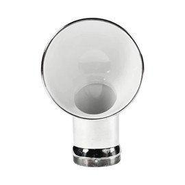 MARINE CITY Round Cowl Vent, 304 Grade Stainless Steel, for Marines, Boats, Yachts, Ships (White (4 Inches))