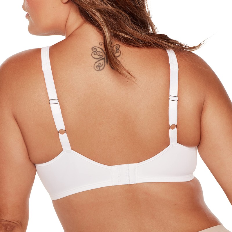 Bali Passion for Comfort Minimizer Underwire Bra, White, 36C