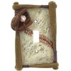 Beisbol Placa De Interruptor Único Decorativo