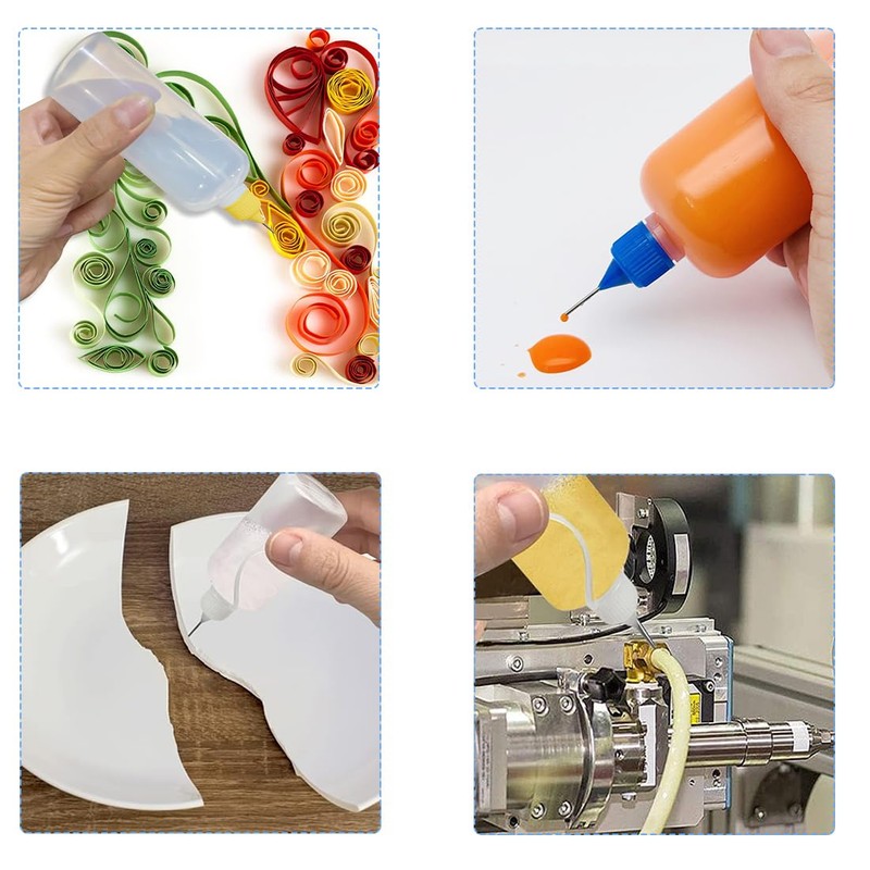 ASYKNM 6 Pieces Pipette Bottle, Plastic Bottle, Plastic Bottle, Soft