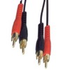 World of Data 1m TWIN RCA Cable - 100% Copper