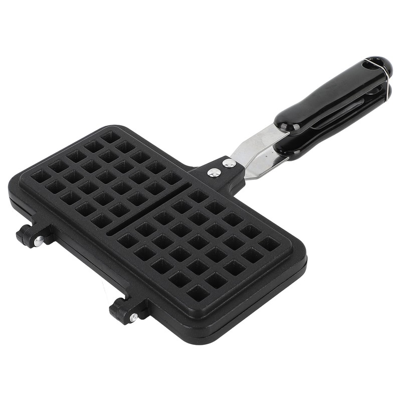 Stovetop Waffle Maker Pan Anti Stick Aluminum Even Heating Double