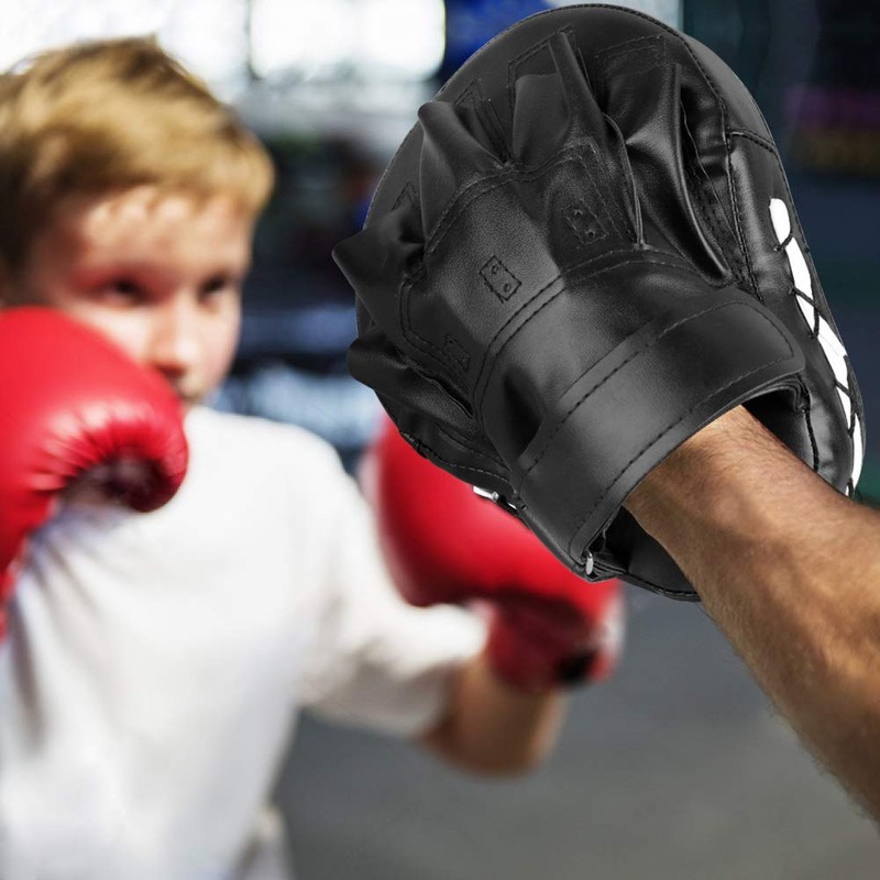 Punching Mitts GROOFOO Boxing Mitts Punching Gloves Martial Arts Karate