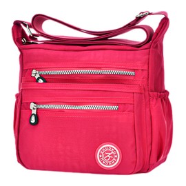 ModaZeal Women Cross Body Bags, Waterproof Nylon Shoulder Bag Multi-Pocket Casual Messenger Bag Handbags for Women Crossbody Travel Purse for Daily Use