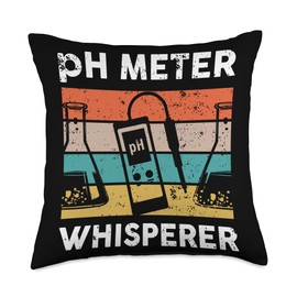 Soil Scientist Agriculturist Soil Science pH Meter Whisperer Throw Pillow