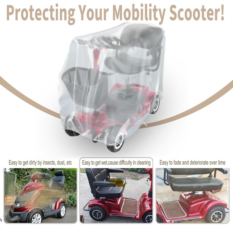 Indigo Tempest9 Waterproof Mobility Scooter Storage Cover,Scooter Storage Cover, 2