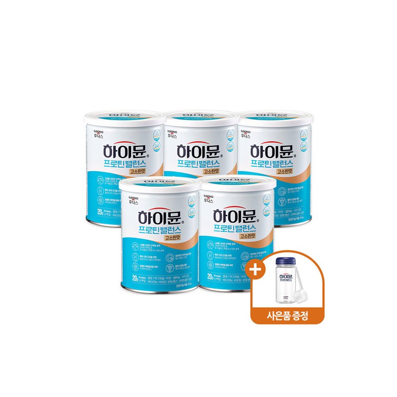 Ildong Foodis Highmune Protein Balance Savory Flavor 304g 5 Cans