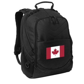 Broad Bay Canada Flag Backpack Laptop Computer Bag