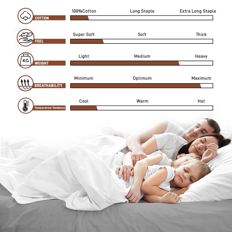 AR Ware Single Fitted Sheet 100% Egyptian Cotton 300 TC,