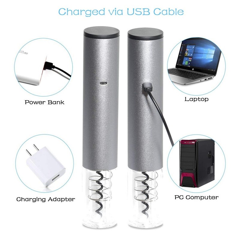 Hotool Electric Wine Bottle Opener Automatic Wine Opener Rechargeable Electric