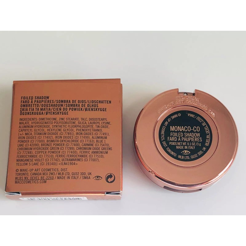 M·A·C MAC Bronzer Foiled Shadow Sand Tropez, Monaco-Co, White Haute,