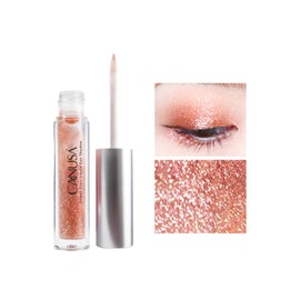 Canusa Liquid Glitter Eyeshadow | Long Lasting | Liquid-type | Quick-Drying | glitter eyeshadow that shimmers like shattered glass in every angle | 2g/0.07 Fl Oz (Orange)