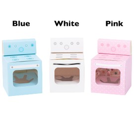 Bun in the Oven Cupcake Boxes for Baby Shower Favor, Boy Girl Gender Reveal Party (12 pcs Blue, 12 pcs Pink)