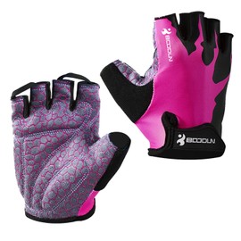 Eroilor Cycling Short Gloves Half Finger Bike MTB Gloves Summer Cycling Gloves for Women / Men - Pink - M