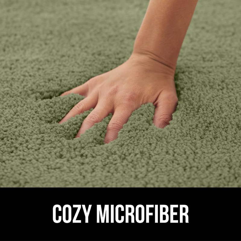 GORILLA GRIP Premium Luxury Bath Rug, Absorbent, Soft, Thick Shag,