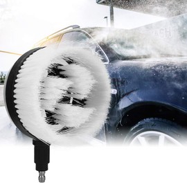 1/4 Inch Rotating Cleaning Brush, 360 Degree Fan Shaped Water Gun Brush, Car Wash, Rotating Scrubber