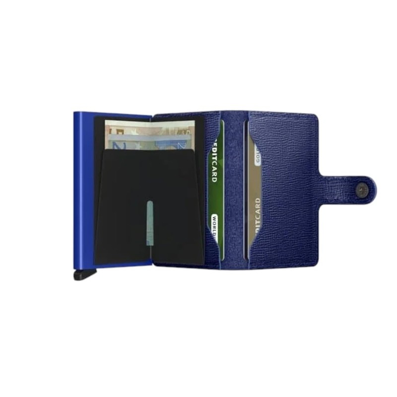 Secrid Miniwallet Crisple Cobalt Unisex Adult Travel Accessory Wallet, Talla