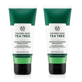 TBS.. Tea Tree Deep Cleansing Facial Scrub, Squeaky-Clean Formula, 100ml, Pack of 2