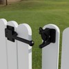 WINSOON Self Locking Fence Gate Latch for Wooden Fence Heavy