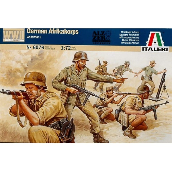 The Hobby Company Italeri 510006076 – 1:72 WW2 German Africa Corps