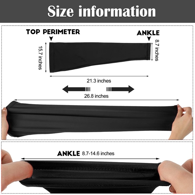 Skylety Leg Sleeves Compression Long Knee Sleeve UV Preserve for