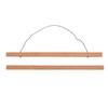 Teak Wood Magnetic Poster Hanger Frame Wooden Magnetic Hanger Frame