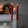 CozierGlow Flameless Taper Candles Flickering with Remote and Timer, 3D